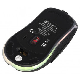 Мышь Оклик 975GW SWAMP черный оптическая (1600dpi) беспроводная USB (6but)