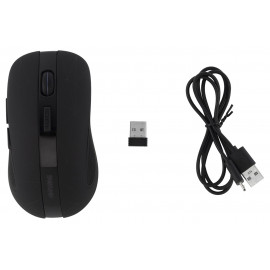 Мышь Оклик 975GW SWAMP черный оптическая (1600dpi) беспроводная USB (6but)