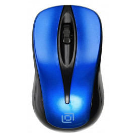 Мышь Оклик 675MW черный/синий оптическая (800dpi) беспроводная USB для ноутбука (3but)