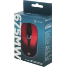 Мышь Оклик 675MW черный/красный оптическая 1200dpi беспров. USB для ноутбука 3but (1025919)