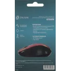 Мышь Оклик 675MW черный/красный оптическая 1200dpi беспров. USB для ноутбука 3but (1025919)
