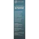 Мышь Оклик 675MW черный/красный оптическая 1200dpi беспров. USB для ноутбука 3but (1025919)