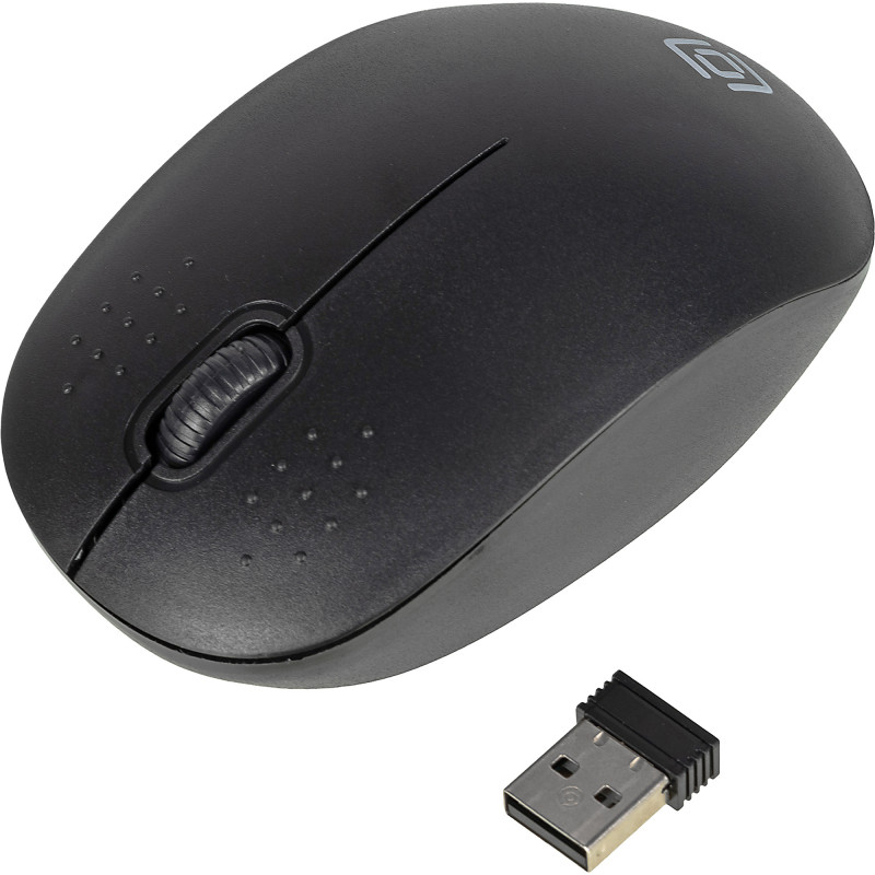 Мышь Оклик 685MW черный оптическая (1200dpi) беспроводная USB для ноутбука (3but)