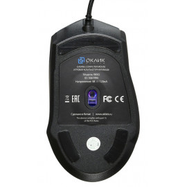 Мышь Оклик 985G SCORPION черный/серебристый оптическая (7200dpi) USB (7but)