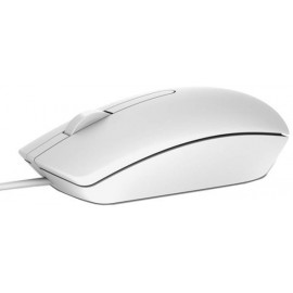 Мышь Dell MS116 белый оптическая (1000dpi) USB (2but)