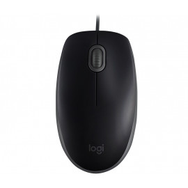 Мышь Logitech B110 SILENT черный/серый оптическая (1000dpi) silent USB2.0 для ноутбука (2but)