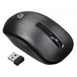 Мышь Оклик 525MW черный оптическая (1000dpi) беспроводная USB для ноутбука (3but)