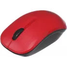 Мышь Оклик 525MW черный/красный оптическая 1000dpi беспров. USB для ноутбука 3but (1090720)