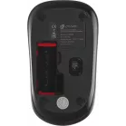 Мышь Оклик 525MW черный/красный оптическая 1000dpi беспров. USB для ноутбука 3but (1090720)