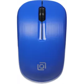 Мышь Оклик 525MW черный/синий оптическая 1000dpi беспров. USB для ноутбука 3but (1090723)