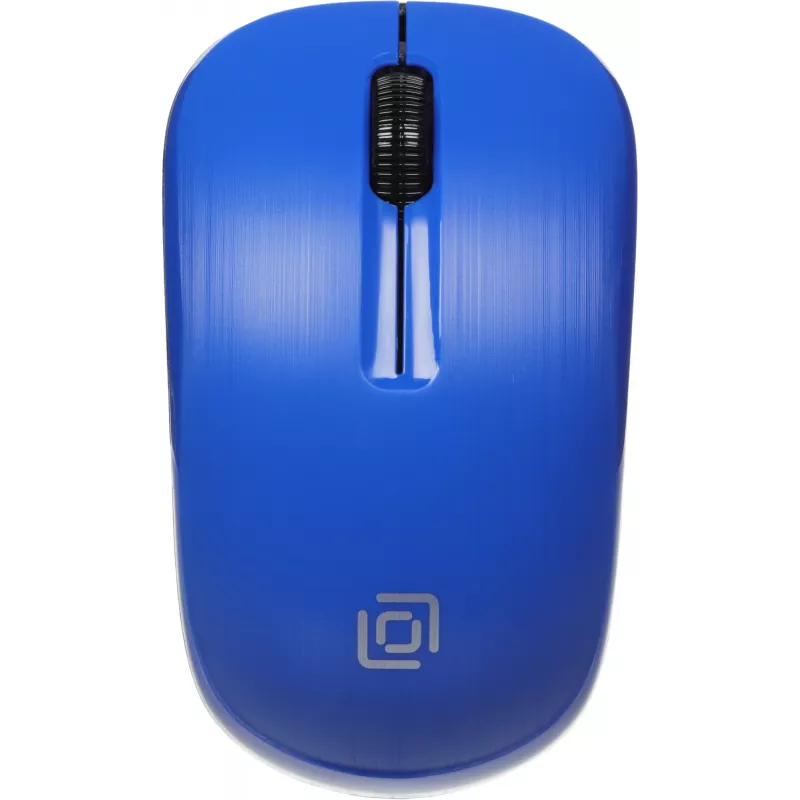 Мышь Оклик 525MW черный/синий оптическая 1000dpi беспров. USB для ноутбука 3but (1090723)