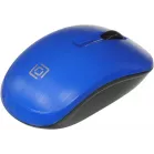 Мышь Оклик 525MW черный/синий оптическая 1000dpi беспров. USB для ноутбука 3but (1090723)