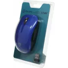 Мышь Оклик 525MW черный/синий оптическая 1000dpi беспров. USB для ноутбука 3but (1090723)