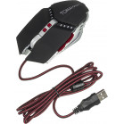 Мышь Оклик 999G TOMAHAWK черный/серебристый оптическая (3200dpi) USB (8but)