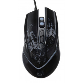 Мышь Оклик 888G INFINITY черный оптическая (3200dpi) USB (6but)
