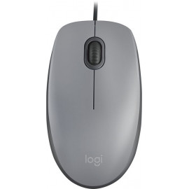 Мышь Logitech M110 серый оптическая (1000dpi) silent USB (2but)
