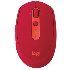Мышь Logitech M590 красный оптическая (1000dpi) silent беспроводная BT/Radio USB для ноутбука (7but)