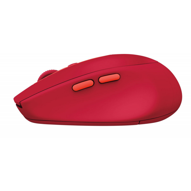 Мышь Logitech M590 красный оптическая (1000dpi) silent беспроводная BT/Radio USB для ноутбука (7but)