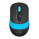 Мышь A4Tech Fstyler FG10 черный/синий оптическая (2000dpi) беспроводная USB (4but)