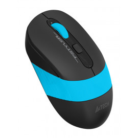 Мышь A4Tech Fstyler FG10 черный/синий оптическая (2000dpi) беспроводная USB (4but)