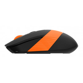 Мышь A4Tech Fstyler FG10 черный/оранжевый оптическая (2000dpi) беспроводная USB (4but)