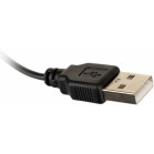 Мышь Оклик 185V2 черный оптическая (1200dpi) USB для ноутбука (3but)