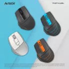 Мышь A4Tech Fstyler FG30S серый/синий оптическая (2000dpi) silent беспроводная USB (5but)