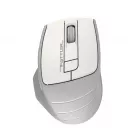 Мышь A4Tech Fstyler FG30S белый/серый оптическая (2000dpi) silent беспроводная USB (6but)