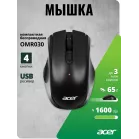 Мышь Acer OMR030 черный оптическая 1600dpi беспров. USB 4but (ZL.MCEEE.007)