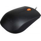 Мышь Lenovo 300 черный/оранжевый оптическая 1600dpi USB для ноутбука 2but (GX30M39704)