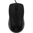 Мышь Defender MB-160 черный оптическая 1000dpi USB для ноутбука 2but (52160)