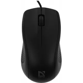 Мышь Defender MB-160 черный оптическая 1000dpi USB для ноутбука 2but (52160)