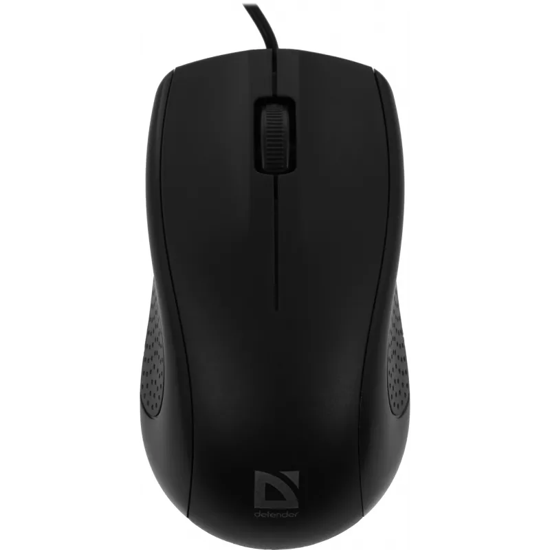Мышь Defender MB-160 черный оптическая 1000dpi USB для ноутбука 2but (52160)