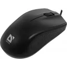 Мышь Defender MB-160 черный оптическая 1000dpi USB для ноутбука 2but (52160)
