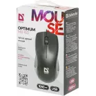 Мышь Defender MB-160 черный оптическая 1000dpi USB для ноутбука 2but (52160)