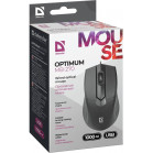 Мышь Defender Optimum MB-270 черный оптическая 1000dpi USB 2but (52270)