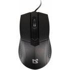 Мышь Defender Optimum MB-270 черный оптическая 1000dpi USB 2but (52270)