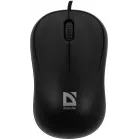 Мышь Defender Patch MS-759 черный оптическая 1000dpi USB для ноутбука 2but (52759)