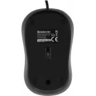 Мышь Defender Patch MS-759 черный оптическая 1000dpi USB для ноутбука 2but (52759)