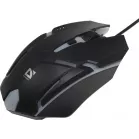 Мышь Defender Cyber MB-560L черный оптическая 1600dpi USB для ноутбука 2but (52560)