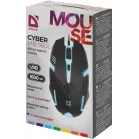 Мышь Defender Cyber MB-560L черный оптическая 1600dpi USB для ноутбука 2but (52560)