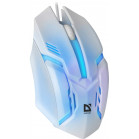 Мышь Defender Cyber MB-560L белый оптическая 1600dpi USB для ноутбука 2but (52561)