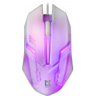 Мышь Defender Cyber MB-560L белый оптическая 1600dpi USB для ноутбука 2but (52561)