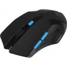Мышь Defender Accura MM-275 черный/синий оптическая 1600dpi беспров. USB 5but (52275)