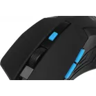 Мышь Defender Accura MM-275 черный/синий оптическая 1600dpi беспров. USB 5but (52275)