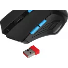 Мышь Defender Accura MM-275 черный/синий оптическая 1600dpi беспров. USB 5but (52275)