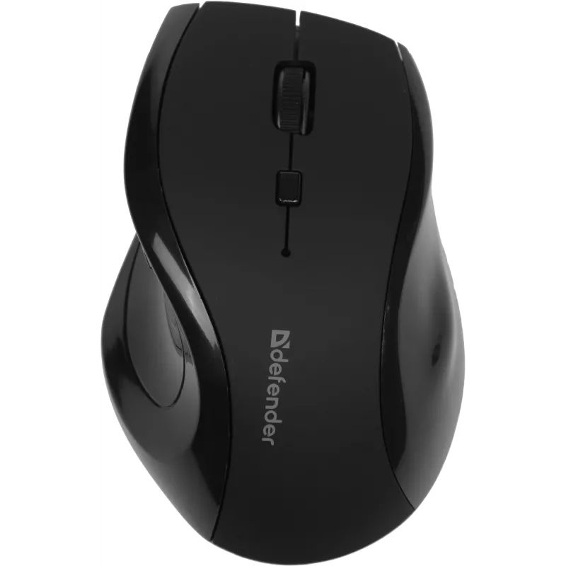 Мышь Defender Accura MM-295 черный оптическая 1600dpi беспров. USB 6but (52295)