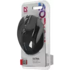 Мышь Defender Ultra MM-315 черный оптическая 1600dpi беспров. USB 5but (52315)
