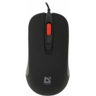 Мышь Defender Ultra Classic MB-280 черный оптическая 1600dpi USB 4but (52281)