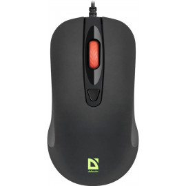 Мышь Defender Ultra Classic MB-280 черный оптическая 1600dpi USB 4but (52281)